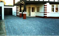 Cobble driveway