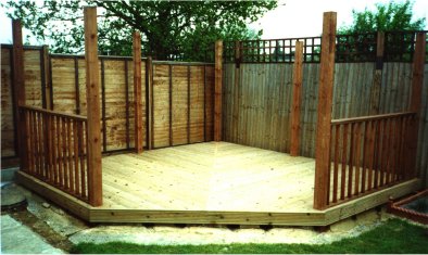 Garden decking